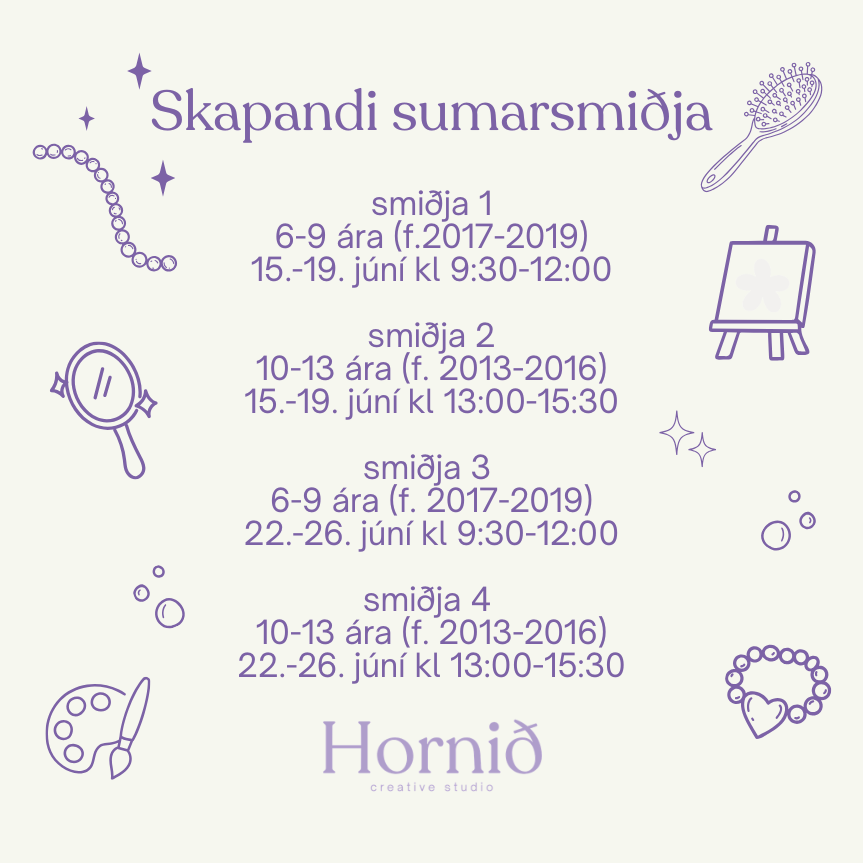 Skapandi sumarsmiðjur