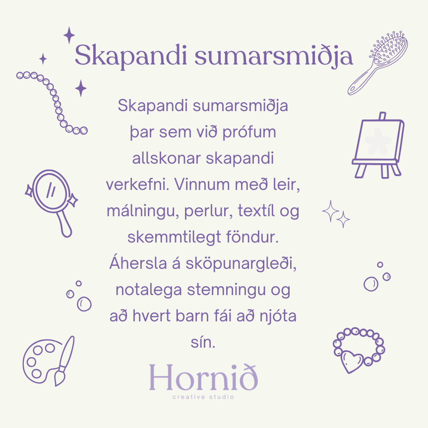 Skapandi sumarsmiðjur