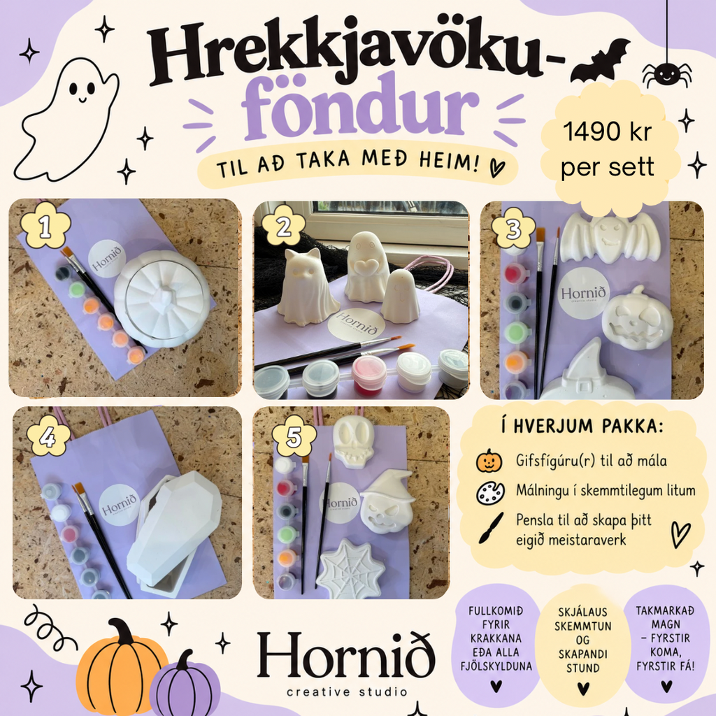 Hrekkjavöku heimaföndur