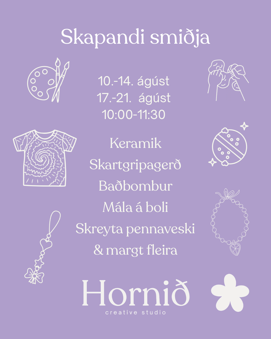 Skapandi sumarsmiðjur