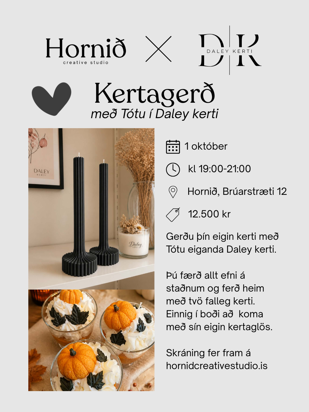 Kertagerð með Daley kerti
