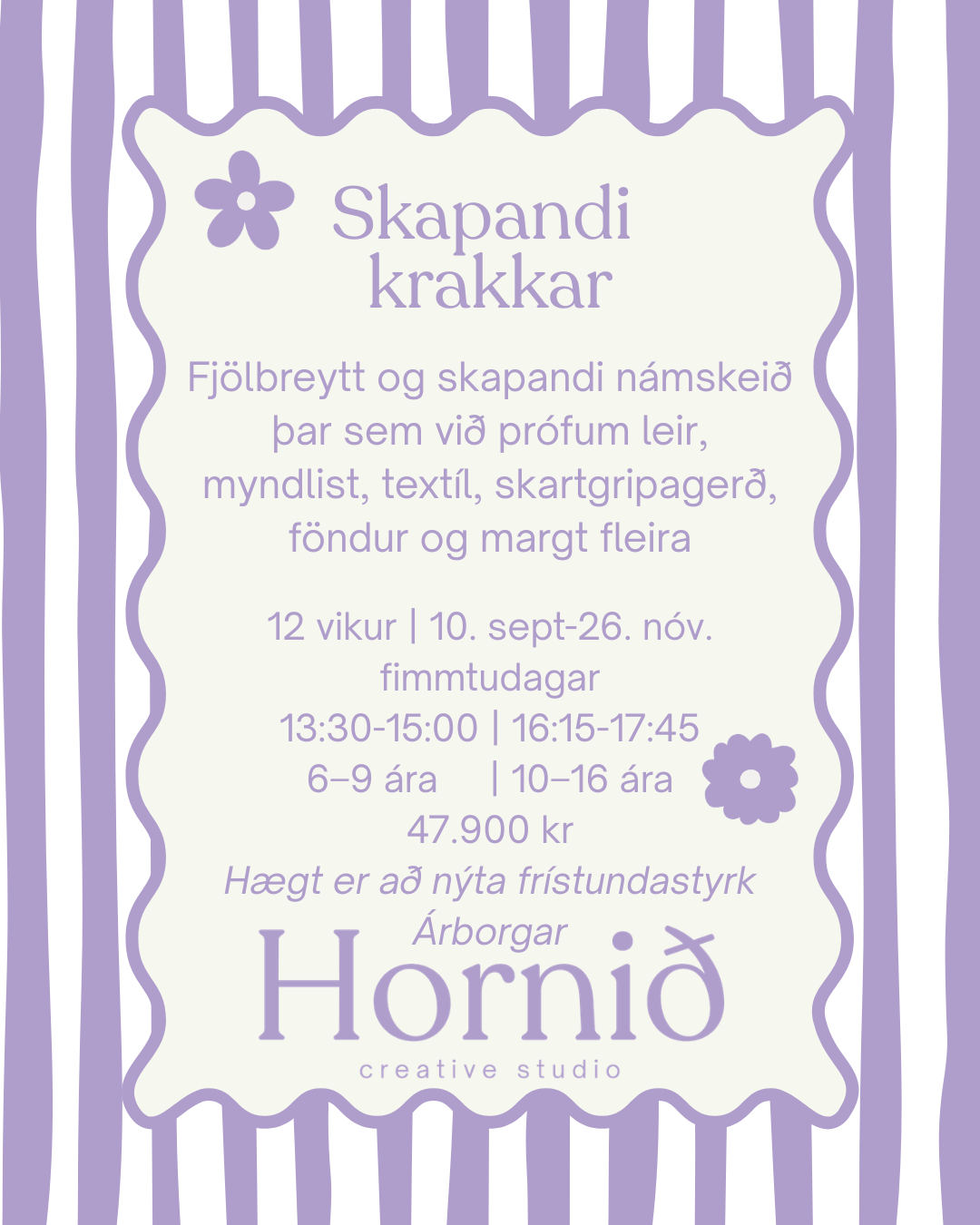 Skapandi krakkar