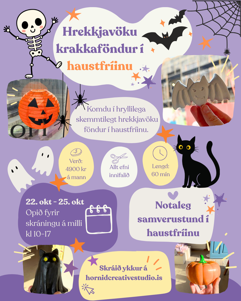 Hrekkjavökuföndur í haustfríinu
