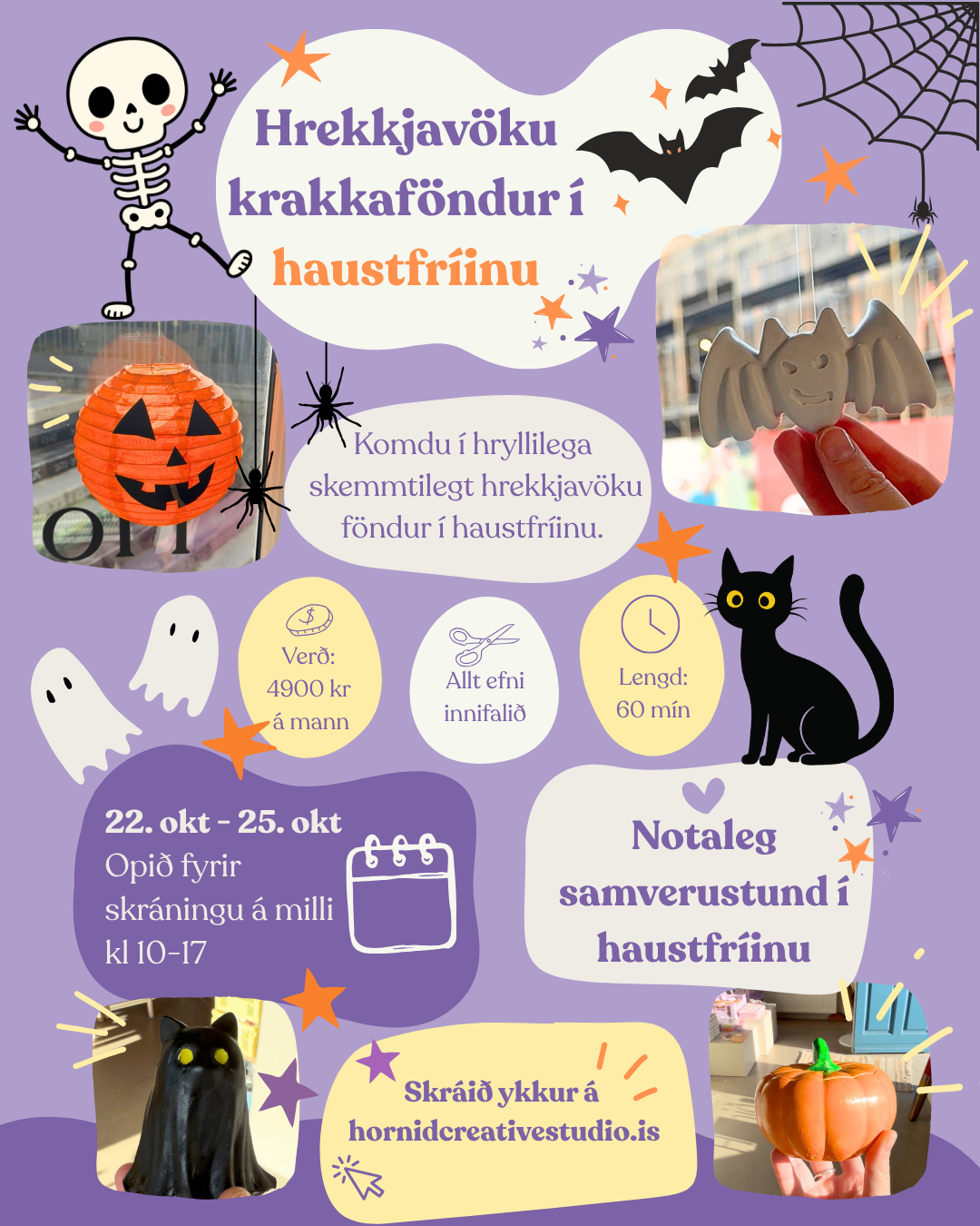 Hrekkjavökuföndur í haustfríinu